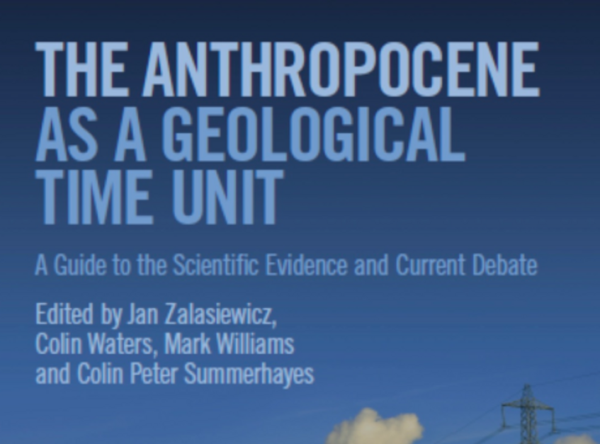 Book Cover 'Anthropocene as a Geological Time Unit' (Zalasiewicz 2019)