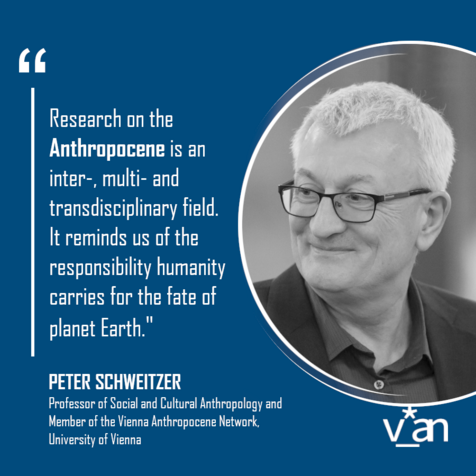 Image featuring a quote by and photograph of VAN member Peter Schweitzer