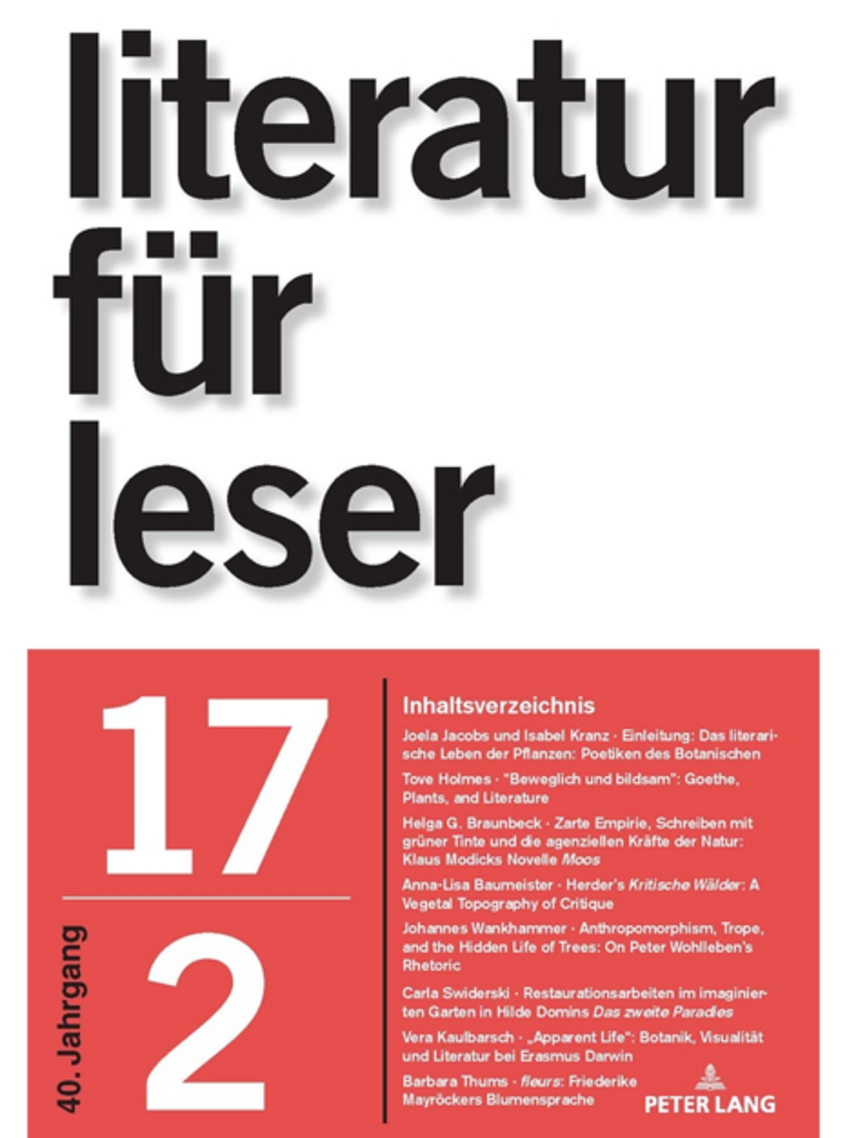Journal cover Literatur für Leser