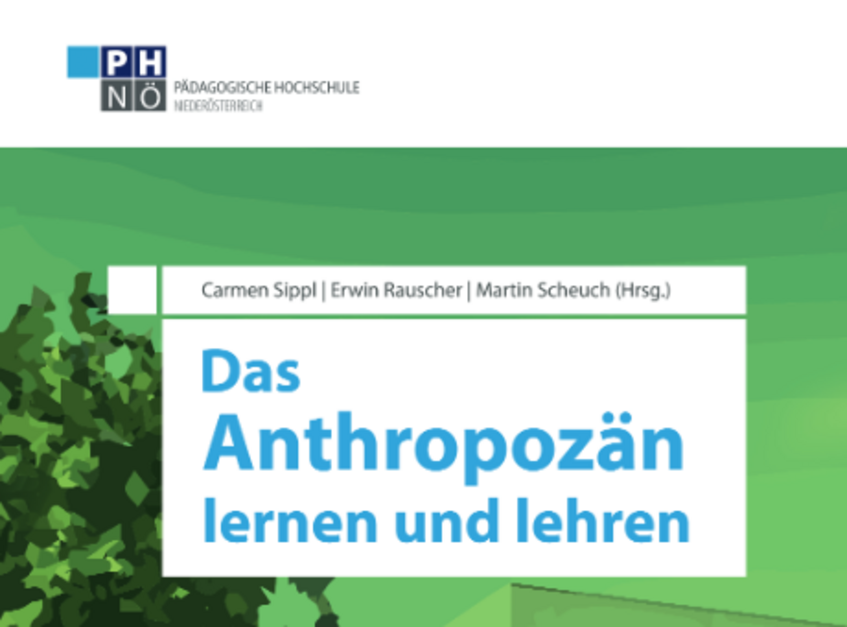 Book Cover 'Das Anthropozän lernen und lehren' (Studienverlag 2020)