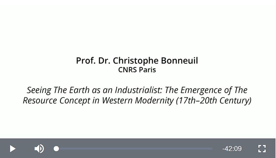Seeing The Earth as an Industrialist: The Emergence of The Resource Concept in Western Modernity