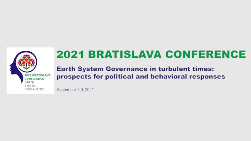 Teaser of the Bratislava Earth System Governance Conference 2021